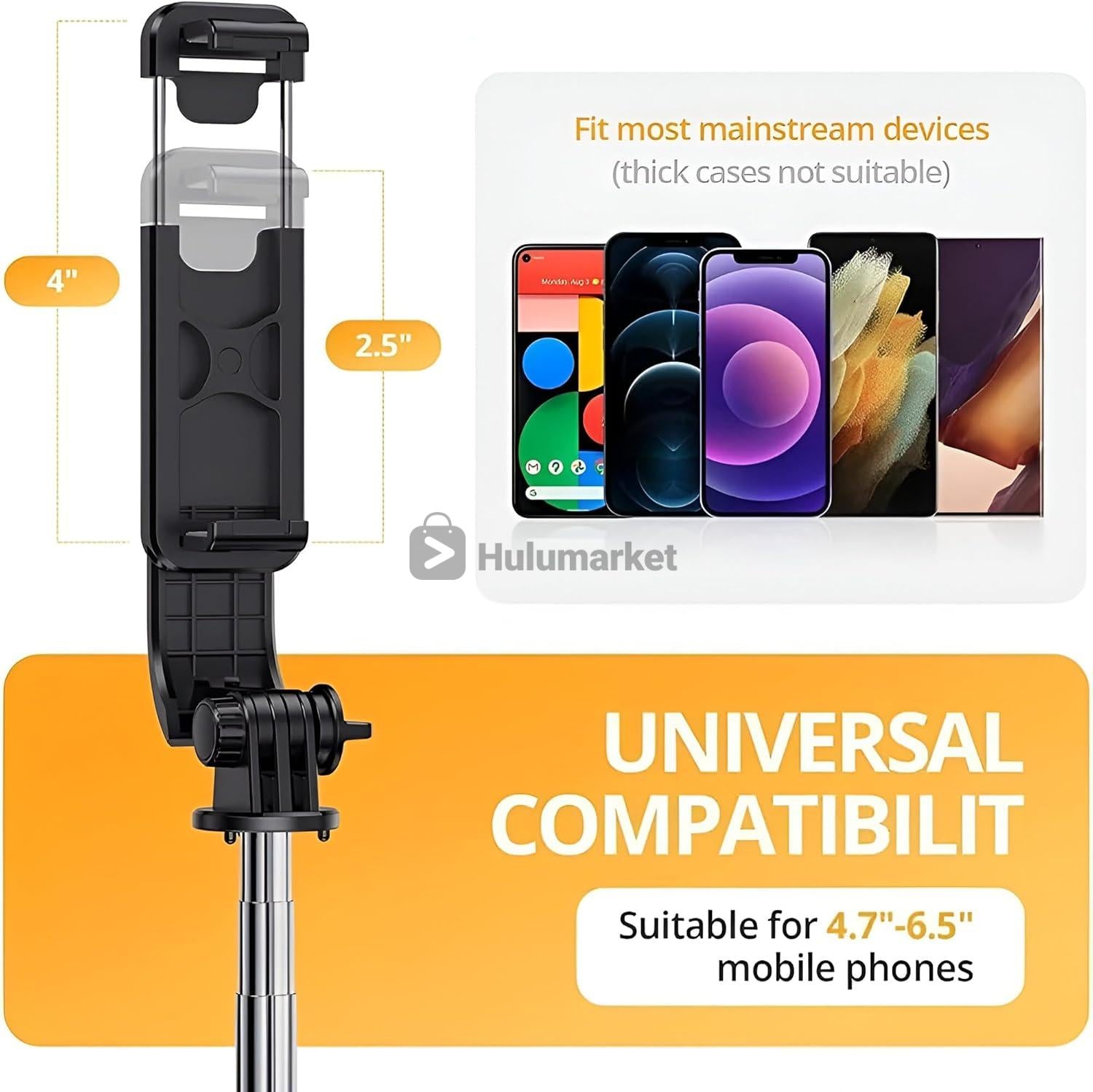 🤳 Selfie Stick Tripod with Remote Control 🎮